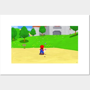 SM64 painting Posters and Art